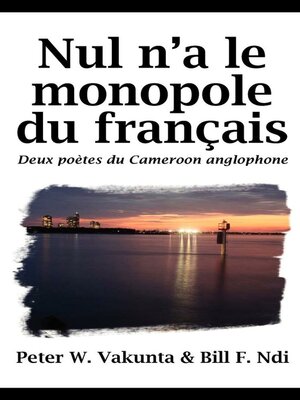 cover image of Nul n'a le monopole du fran�ais